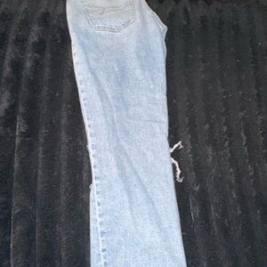 American Eagle Outfitters Blue Straight Leg Jeans